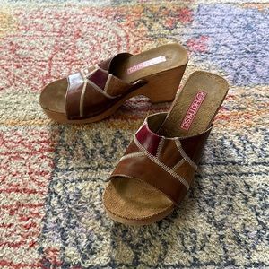 High heeled clogs. Hot Kiss brand. Size 8.5